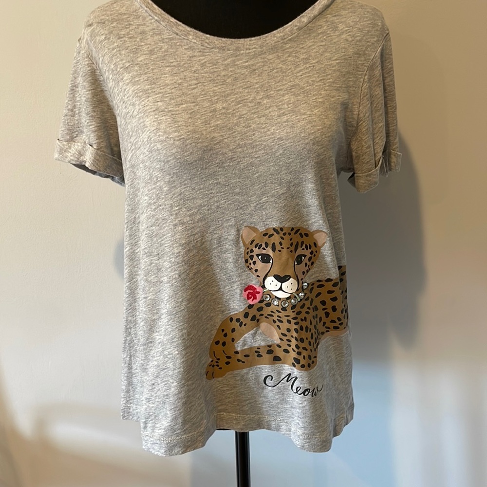 VGUC Kate Spade Leopard Tee